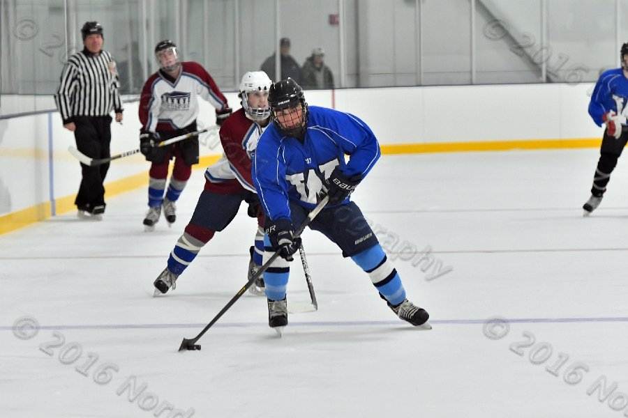 Wheaton College Men\'s Ice Hockey vs Middlesex Community College. - Photo By: KEITH NORDSTROM